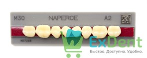 Гарнитур акриловых боковых зубов A2, M30L Naperce Posterior (8 шт)