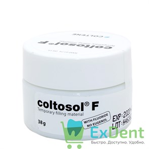 {{photo.Alt || photo.Description || 'Coltosol F (Колтосол) - материал химического отверждения для временного пломбирования (38 г)'}}