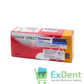 {{photo.Alt || photo.Description || 'Gradia (Градия) Direct FLO A3.5 - низкомодульный светоотверждаемый гибридный композит (2 х 1,5 г)'}}