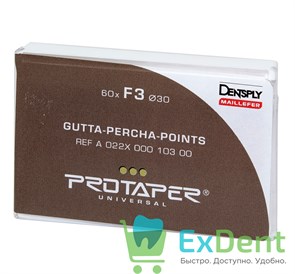 {{photo.Alt || photo.Description || 'Гуттаперчевые штифты под ProTaper F3 - для пломбирования каналов (60 шт)'}}