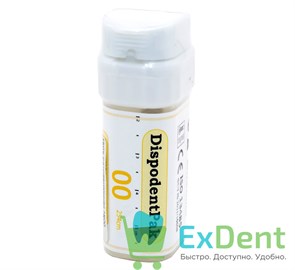 Нить ретракционная №00 Dispodentpak, без пропитки, (2,54 м)