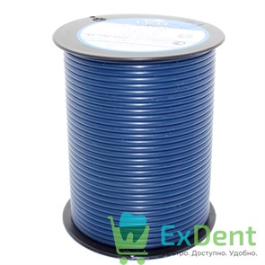 Восковая проволока Deton, D=3 мм, средняя твердость, синяя (250 г)