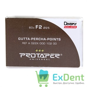 {{photo.Alt || photo.Description || 'Гуттаперчевые штифты под ProTaper F2 - для пломбирования каналов (60 шт)'}}