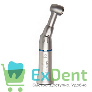 Наконечник угловой 1:1 Mercury 222, кнопочный, без спрея