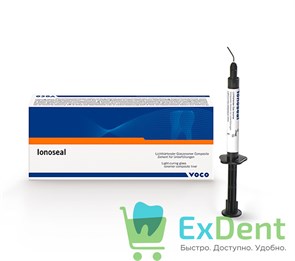 Ionoseal (Ионосил) - светоотверждаемый стеклоиономерный прокладочный композит (3 х 2,5 г)