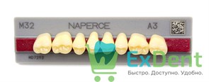 Гарнитур акриловых боковых зубов A3, M32U Naperce Posterior (8 шт)