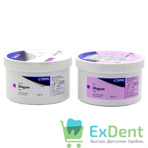 Silagum (Силагум) Putty Normal AM - А- силикон, основа + катализатор (2 х 262 мл)