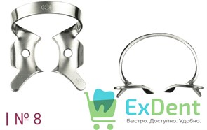 Кламп №8 для моляров Dentech