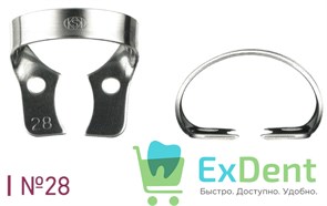 Кламп №28 для моляров Dentech
