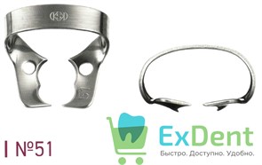 Кламп №51 для моляров Dentech