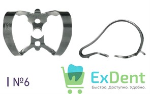 Кламп №6 для фронтальной группы зубов Dentech