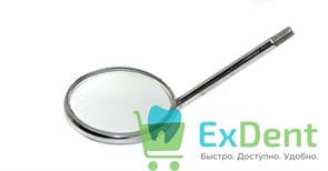 Зеркало стоматологическое №4, 22 мм, Prima Dental, не увеличивающее, без ручки
