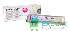 EverStick C&B - армирующее стекловолокно для мостовидных конструкций фронтальной группы зубов, лента 1 x 8cm