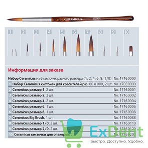{{photo.Alt || photo.Description || 'Кисть Керамикус / Ceramicus набор'}}