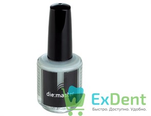 DIE Лак дистанционный для штампиков серый / master gray die varnish 15мл
