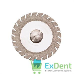 {{photo.Alt || photo.Description || 'Диск отрезной для керамики Турбо-Флексез / Turbo-Flexs 19х0,15мм (1 шт)'}}