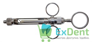 {{photo.Alt || photo.Description || 'Шприц карпульный с тремя кольцами и переходником (Surgicon)'}}