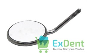 {{photo.Alt || photo.Description || 'Зеркало стоматологическое №4, 22 мм, 7-4-SS HR FRONT с родиевым покрытием, без ручки, не увелич.'}}