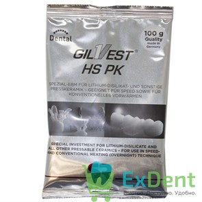 {{photo.Alt || photo.Description || 'Паковочная масса Гилвест HS PK (Gilvest HS PK) - для пресс керамики (50 х 100 г)'}}