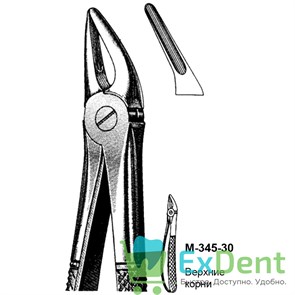 {{photo.Alt || photo.Description || 'Щипцы, Legrin, №345/30 для удаления корней верхней челюсти'}}