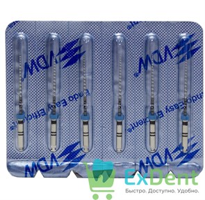 FlexMaster NiTi .02 №40, 25 мм, VDW, никель-титан (6 шт)