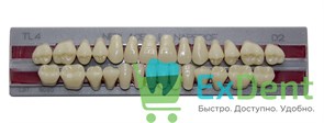 Гарнитур акриловых зубов D2, TL4, Naperce и New Ace (28 шт)