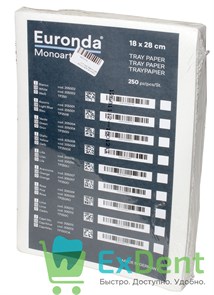 Покрытие для лотков автоклава 18 х 28 см, белые (250 шт)