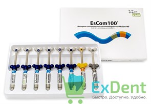 EsCom (Еском) 100 набор (8 х 4 г - А1, А2 х2, А3х2, А3.5, B2,ОА3  ) пломбировочный материал