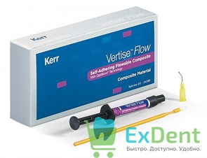Vertise (Вертис) Flow А1 - самопротравливающий жидкий композит (2 шпр. х 2 г)