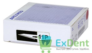 Лезвие хирургическое стерильное №11P Apexmed (100 шт)