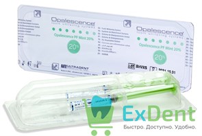 Opalescence (Опалисенс) PF 20% Mint (мята) система домашнего отбеливания (2 х 1,2 мл)
