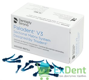 {{photo.Alt || photo.Description || 'Клинья матричные Palodent (Палодент) V3 small Wedges маленьких (100 шт)'}}