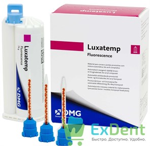 {{photo.Alt || photo.Description || 'Luxatemp (Люксатемп) Fluorescencel A2 - композит для изготовления временных коронок и мостов (76 г)'}}