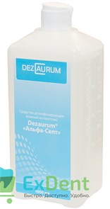 Кожный антисептик Dezaurum  Альфа-Септ  (1000 мл)
