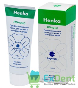 Паста полировочная Kagayaki Henka вкус яблока, для чистки и полировки, туба (115 г)