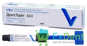 ДентЛайт, оттенок ЕА3 - светоотверждаемый композитный материал  (1 х 4,5г)