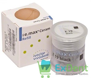 IPS e.max Ceram Essence - 19 порошковый краситель чёрный (5 г)