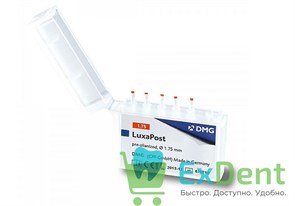 Штифты стекловолоконные LuxaPost Refill (1.75 мм) рентгеноконстрастные, силанизированные, кра (5 шт)