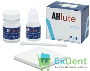 AHlute (Ашлют) цемент стеклоиономерный (Аналог Фуджи 1) (15 г + 7 мл)