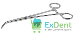 Зажим кровоостанавливающий (Москит) Микстера изогнутый (18 см) (17-592)