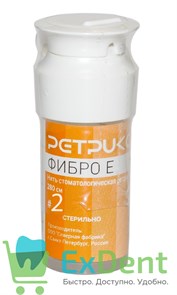 Ретрикс Фибро ЭПИ №2 нить ретракционная пропитана эпинефрином, аналог Ultrapak 0 (2,8 м)