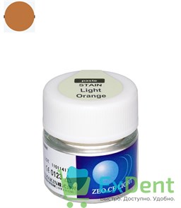 Zeo Ce Light Stain Light Orange (Светло-оранжевый) - паста, внешний и внутрений краситель (3.5 г)