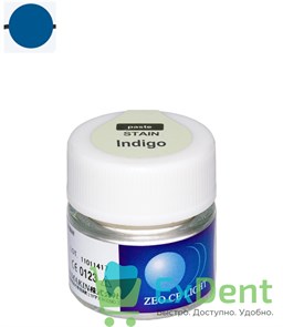 Zeo Ce Light Stain Indigo (Сине-фиолетовый) - паста, внешний и внутрений краситель (3.5 г)
