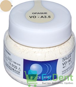 Zeo Ce Light Opaque (Опак порошок) VO-A3.5 - для перекрытия цвета металла до нужного оттенка (50 г)