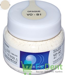 Zeo Ce Light Opaque (Опак порошок) VO-B1 - для перекрытия цвета металла до нужного оттенка (50 г)