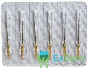 SOCO SC 1001 (Соко СК) машинные файлы с памятью формы, 04/50, 25 мм, блистер (6 шт)