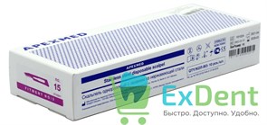 Скальпель хирургический, стерильный, № 15, Apexmed (10 шт)