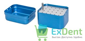 Бокс (подставка) для эндо инструментов на 20 инстр (60 х 45 х 50 мм), автоклавируемый
