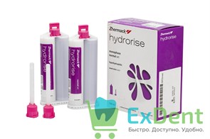 {{photo.Alt || photo.Description || 'Hydrorise (Гидрорайз) Monophase Normal Set - A-силикон для несьёмных протезов (2 х 50 мл)'}}