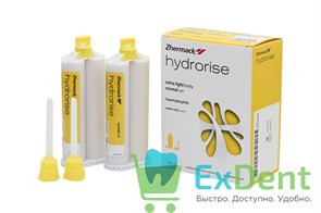 {{photo.Alt || photo.Description || 'Hydrorise (Гидрорайз) Extra Light Body Normal Set - A-силикон очень низкой вязкости (2 х 50 мл)'}}